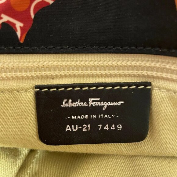 Salvatore Ferragamo Animal Print Nylon Tote - Picture 5 of 8
